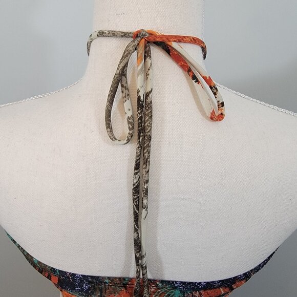 CODIGO Evening Dress‎ Strapless Colorful Long Size Large Boho Colorful READ EUC - Picture 6 of 9